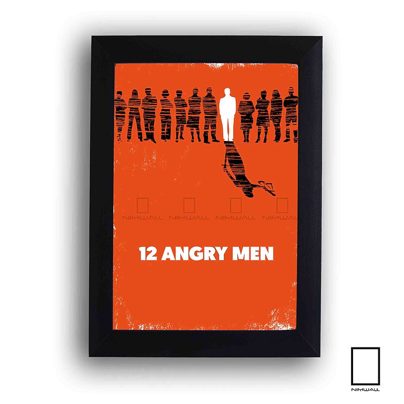 تابلو پوستر فیلم 12 مرد خشمنگین 12 angry men مدل N-22293