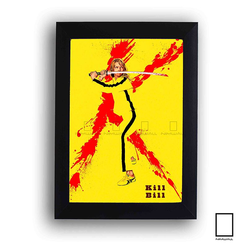 تابلو مینیمال فیلم بیل را بکش  Kill Bill از تارینتینو مدل N-22308 ( کیل بیل )