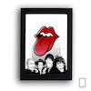 تابلو نقاشی گروه رولینگ استونز The Rolling Stones مدل N-55134