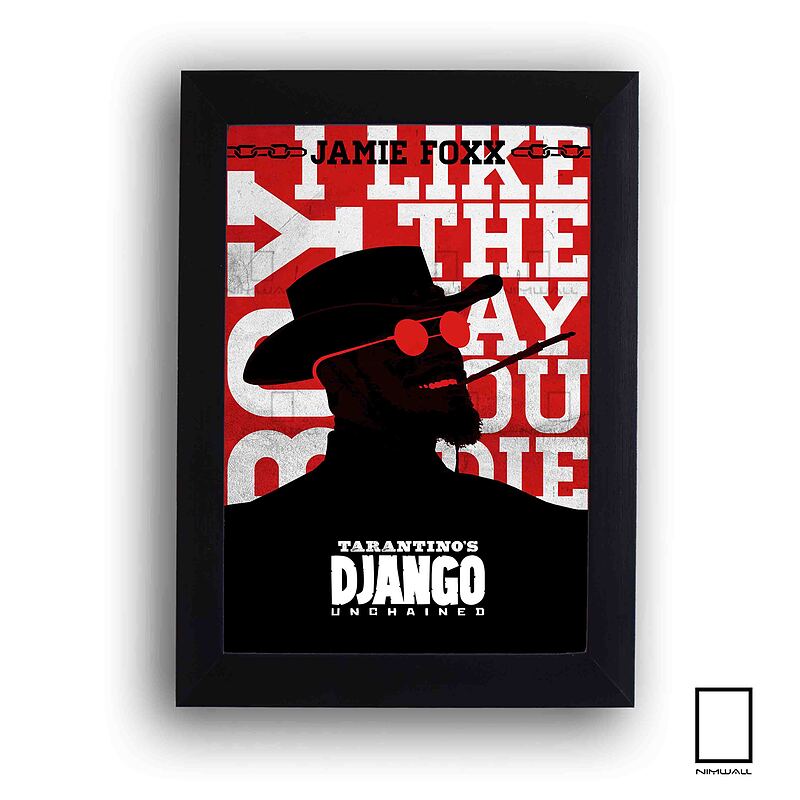 تابلو فیلم جانگو زنجیر گسسته Django Unchained مدل N-22327