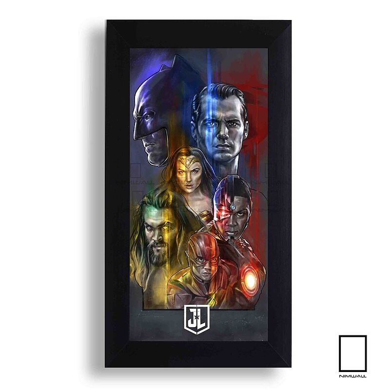 تابلو فیلم  لیگ عدالت Justice League مدل N-22335