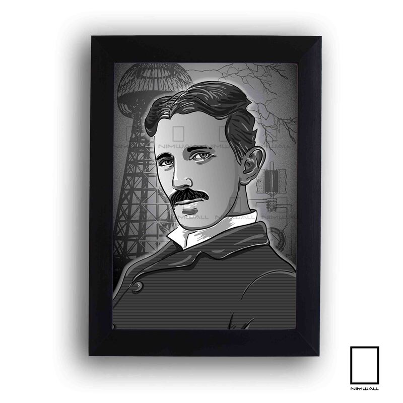 تابلو  نیکولا تسلا Nikola Tesla مدل N-99360