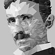 تابلو  نیکولا تسلا Nikola Tesla مدل N-99372