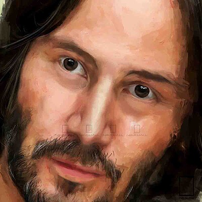 تابلو نقاشی کیانو ریوز Keanu Reeves  مدل N-99379