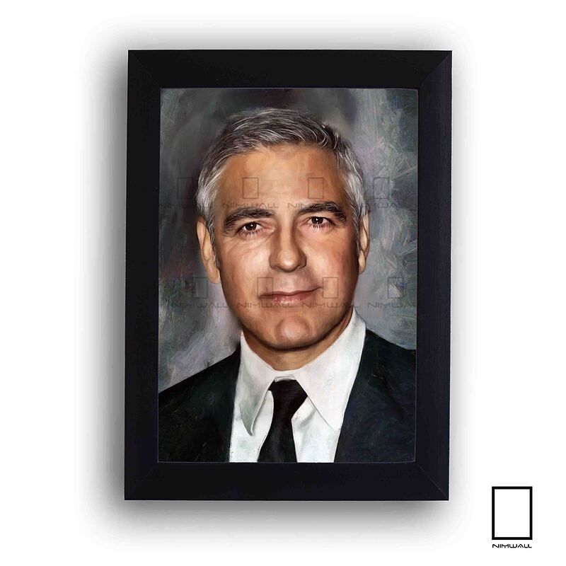 تابلو نقاشی جورج کلونی George Clooney  مدل N-99384