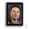 تابلو نقاشی ایلان ماسک Elon Musk مدل N-99391