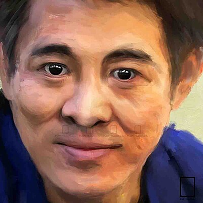 تابلو نقاشی جت لی Jet Li مدل N-99394