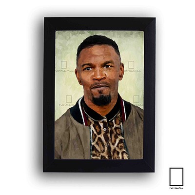 تابلو نقاشی جیمی فاکس Jamie Foxx مدل N-99395