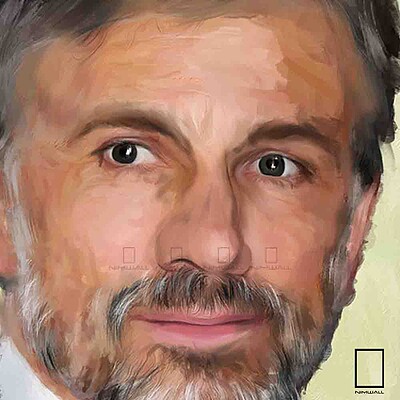 تابلو نقاشی کریستف والتس Christoph Waltz مدل N-99396