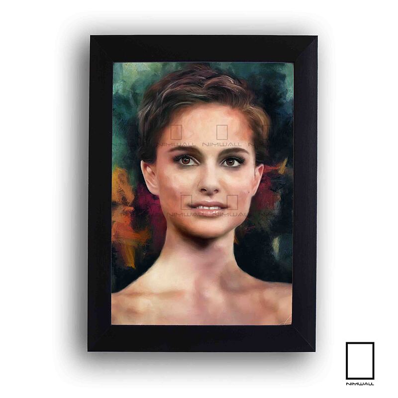 تابلو نقاشی ناتالی پورتمن Natalie Portman مدل N-99399