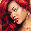 تابلو پاپ آرت ریحانا Rihanna مدل N-99402