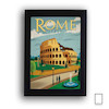 پوستر وینتیج طرح شهر رم مدل N-31005