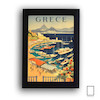 پوستر وینتیج طرح یونان مدل N-31006