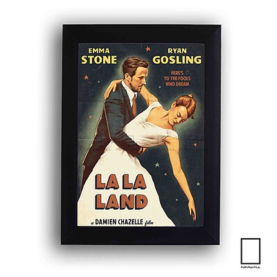 پوستر وینتیج فیلم لا لا لند  La La Land مدل N-31011