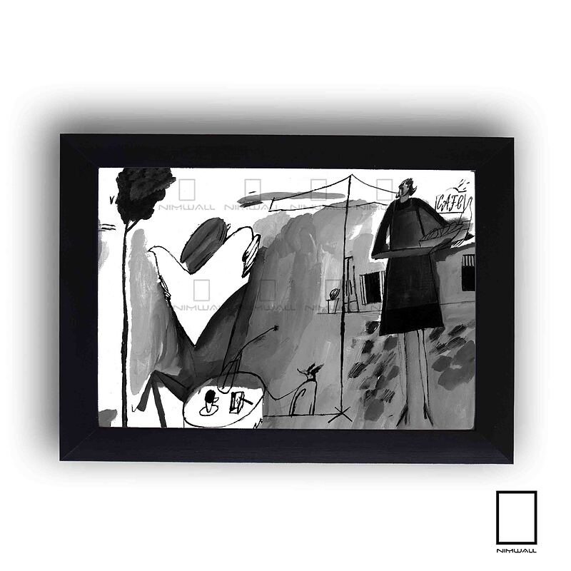 تابلو نقاشی مینیمال  مدل N-99425
