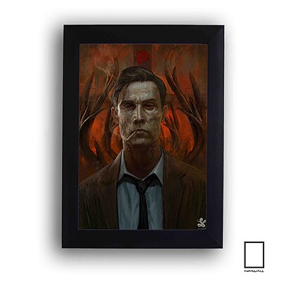 تابلو نقاشی متیو مک‌کانهی برای سریال کارگاه حقیقی True Detective مدل N-22385