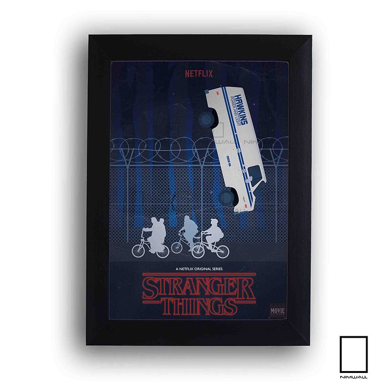 تابلو سریال چیزهای عجیب Stranger things مدل N-54077