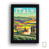 پوستر وینتیج کشور  ایتالیا مدل N-31057