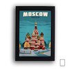 پوستر وینتیج شهر مسکو مدل N-31064