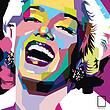 تابلو پاپ آرت مرلین مونرو Marilyn Monroe مدل N-36006