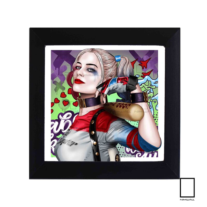تابلو نقاشی هارلی کویین Harley Quinn مدل N-86067