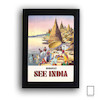 پوستر وینتیج شهر کشور هند مدل N-31047