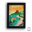 پوستر وینتیج شهر کشور برزیل مدل N-31050