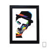 تابلو پاپ آرت چارلی چاپلین - Charlie Chaplin مدل N-36022