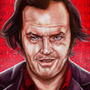 تابلو نقاشی جک نیکلسون برای فیلم درخشش THE SHINING مدل N-22427