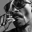 تابلو نقاشی اسنوپ داگ  snoop dogg مدل N-55162