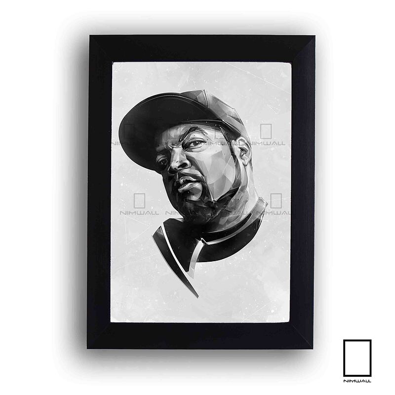 تابلو نقاشی آیس کیوب  Ice Cube مدل N-55173