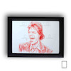 تابلو مینیمال میک جکر Mick Jagger مدل N-55158