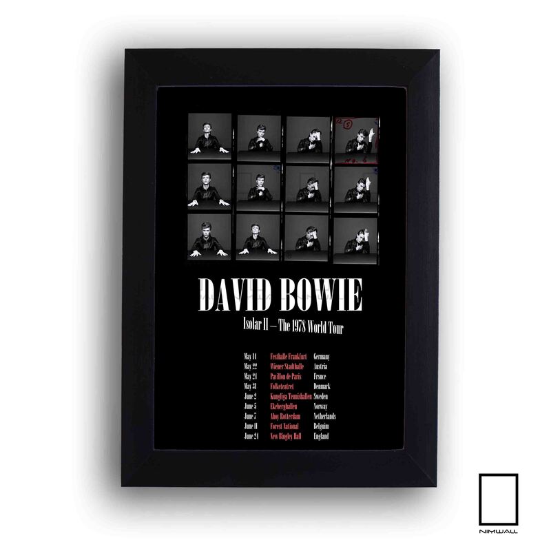 پوستر تور جهانی دیوید بویی David Bowie مدل N-55185