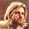 تابلو نقاشی کرت کوبین Kurt Cobain مدل N-55189