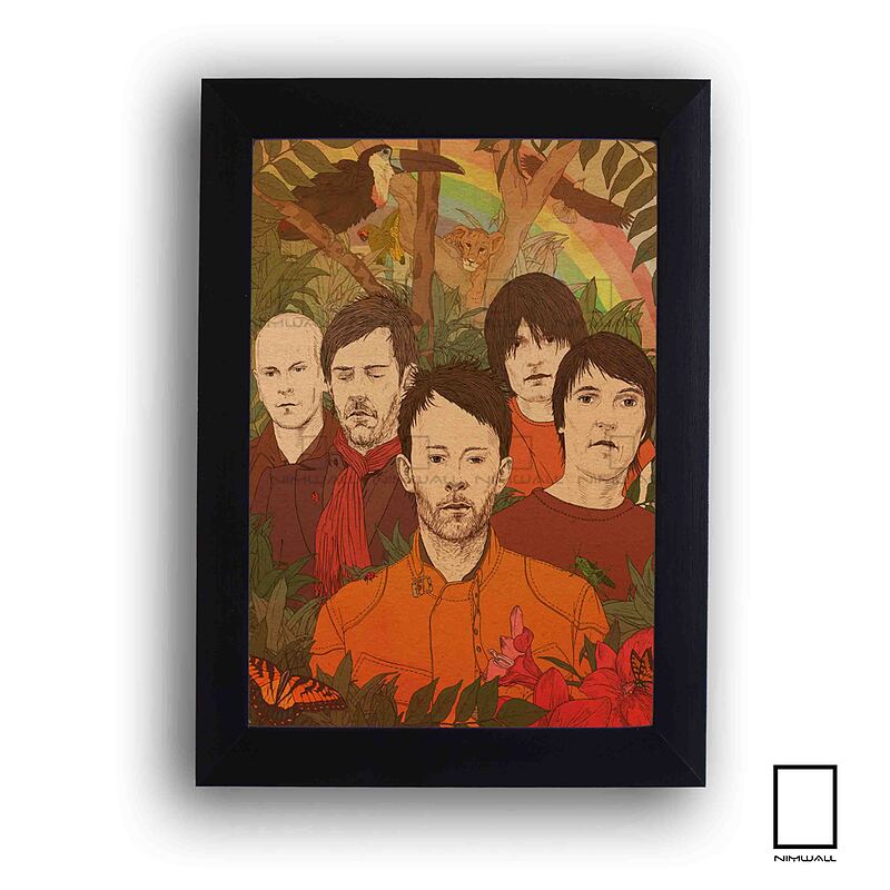 تابلو نقاشی ریدیوهد Radiohead مدل N-55188