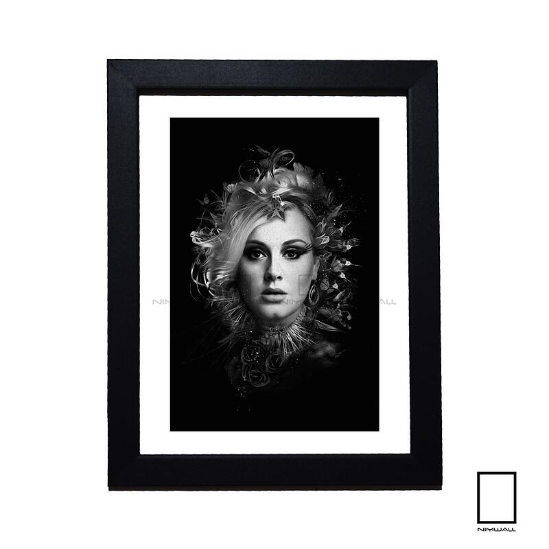 تابلو عکس تلفیقی Adele مدل N-56002