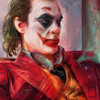 تابلو فیلم جوکر با بازی واکین فینیکس the joker مدل N-22628