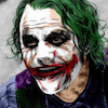 تابلو فیلم جوکر با بازی هیث لجر the joker مدل N-22637