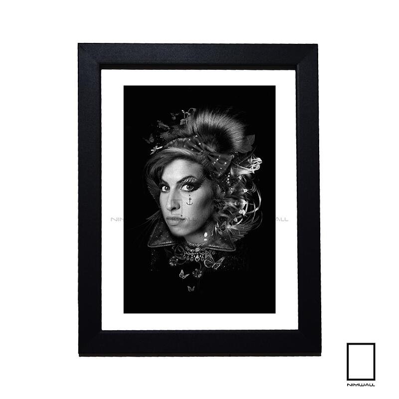 تابلو عکس تلفیقی amy winehouse مدل N-56003