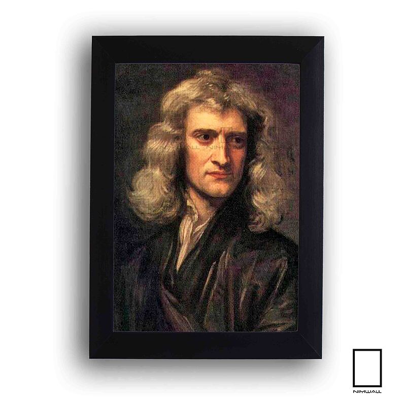 تابلو نقاشی آیزاک نیوتن Isaac Newton مدل N-99524