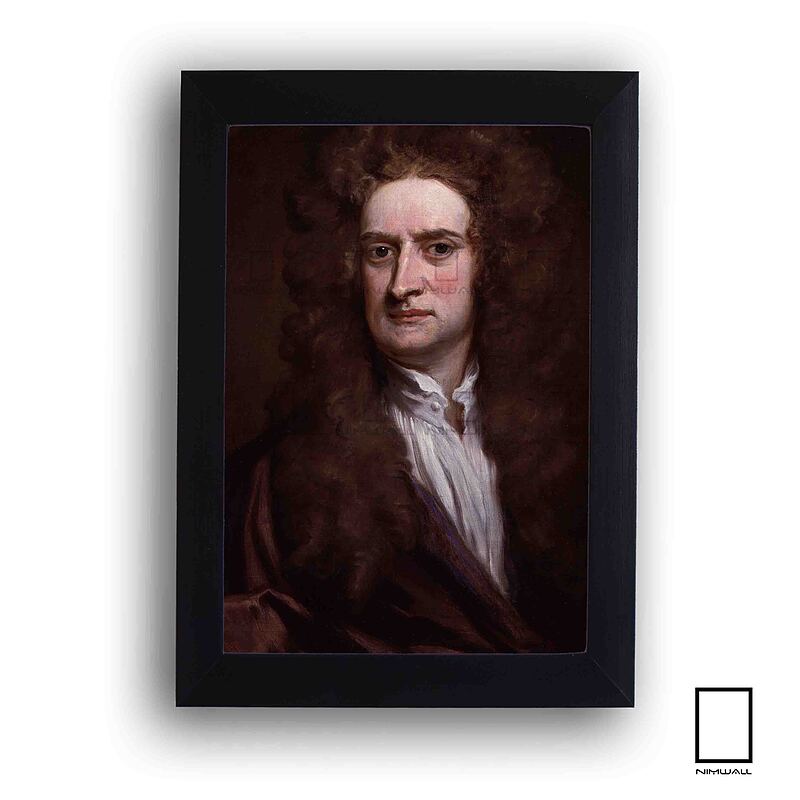 تابلو نقاشی آیزاک نیوتن Isaac Newton مدل N-99525