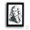 تابلو نقاشی آیزاک نیوتن Isaac Newton مدل N-99527