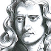 تابلو نقاشی آیزاک نیوتن Isaac Newton مدل N-99527