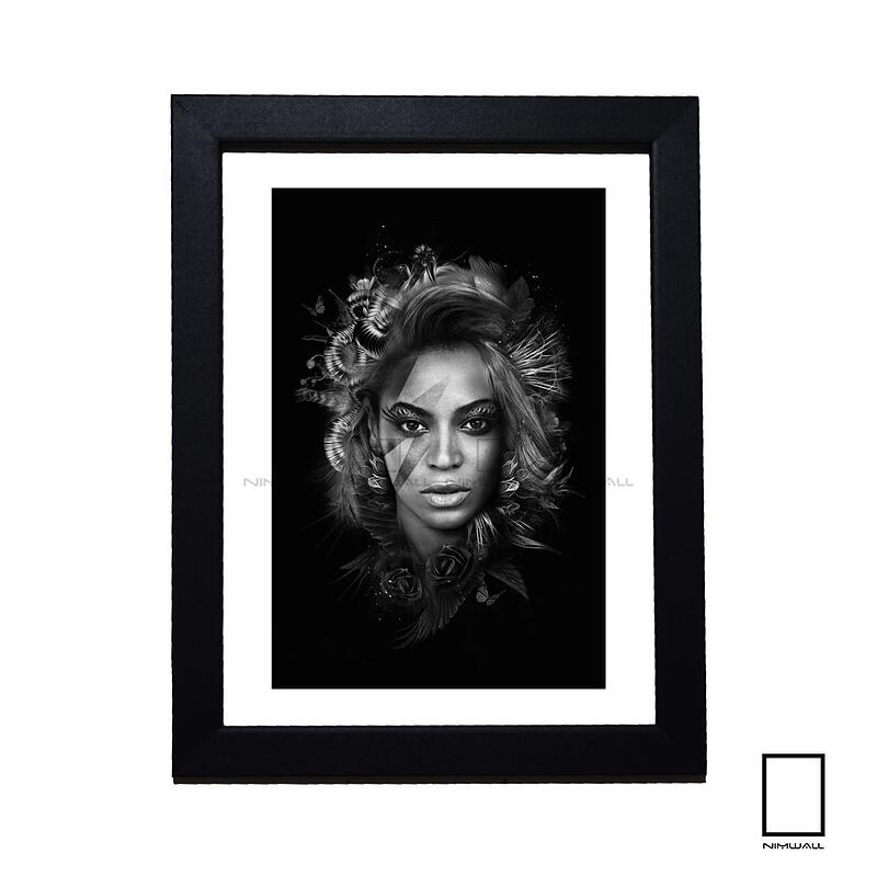 تابلو عکس تلفیقیBeyoncé مدل N-56004
