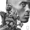 تابلو کوبی برایانت Kobe Bryant مدل N-97066