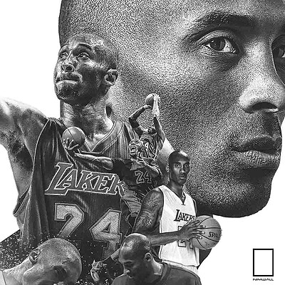 تابلو کوبی برایانت Kobe Bryant مدل N-97066