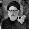 تابلو عکس آیت الله طالقانی در حال کشیدن سیگار مدل N-25109
