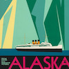 پوستر وینتیج ایالت آلاسکا مدل N-31096