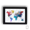 تابلو نقاشی نقشه جهان مدل N-99561