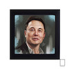 تابلو نقاشی ایلان ماسک elon musk مدل N-99572